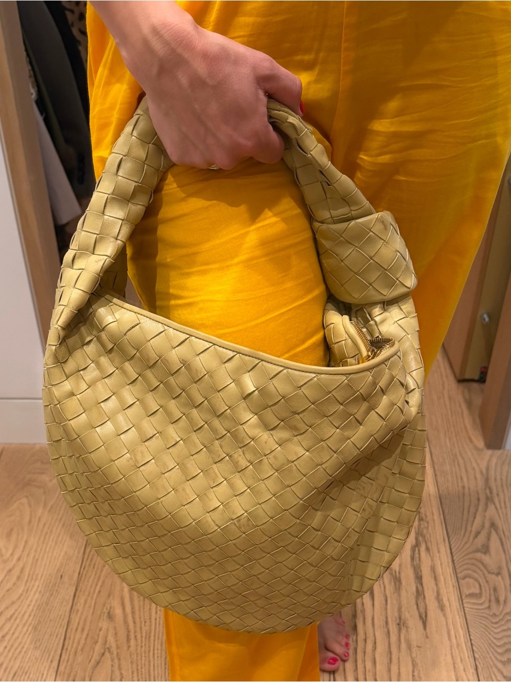 Bottega Veneta Intrecciato Jodie bag in size medium.